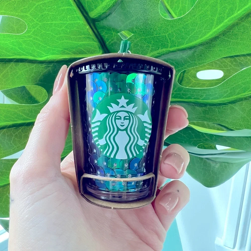 Starbucks UK Release Mermaid Sequin Keychain 🧜🏼♀️ - Picture 1 of 6